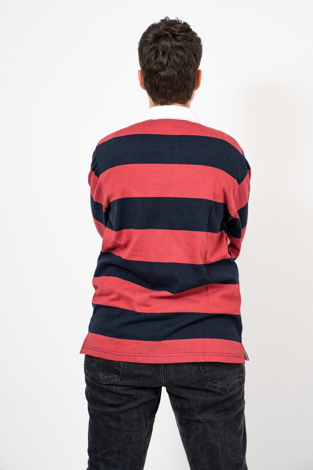 Red and Navy Rugby Shirt