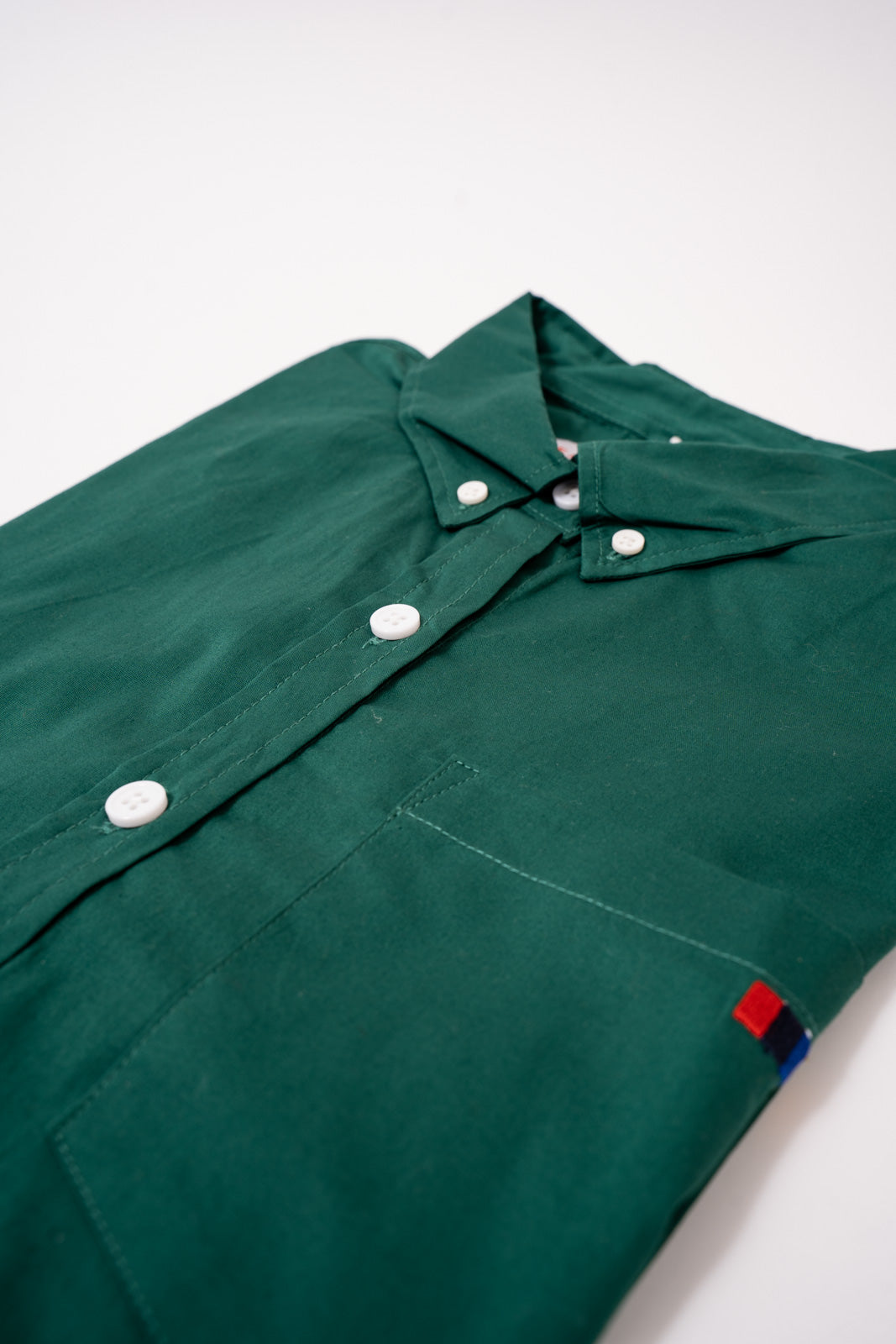 Green Long Sleeve Button Up